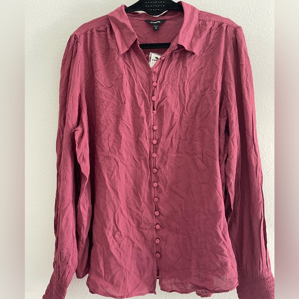 Express Blouse in Swiss Dots